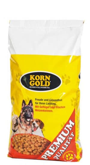 Hundefutter Korngold Premium. Trockenfutter für Hunde.